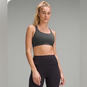 Lululemon Energy Bra, Graphite Grey, sz 8